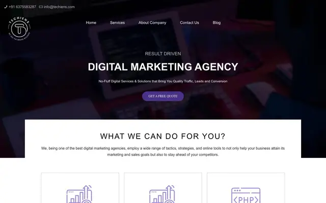 Techiens website