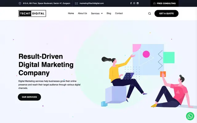 TechIt Digital website