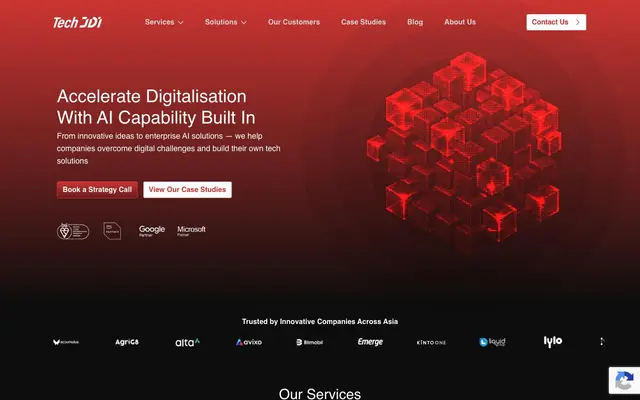 Tech JDI Co. Ltd. website