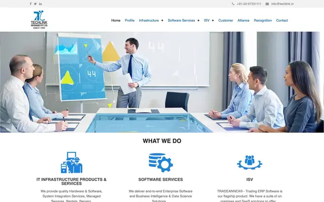 Techlink Infoware Pvt. Ltd. website