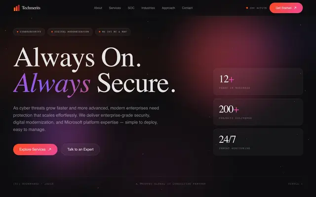 Techmerits Software Solutions Pvt Ltd, website