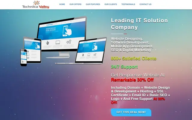 Technika Valley website