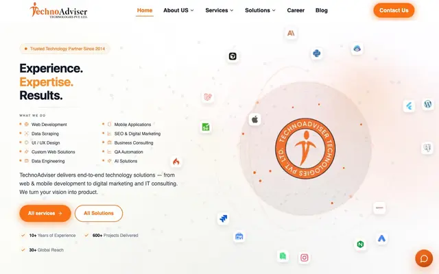 TechnoAdviser Technologies Private Limited website