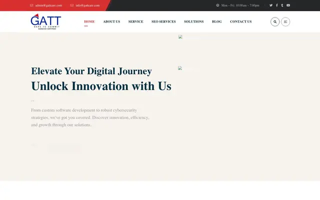 GA Technocare Technology Pvt Ltd website