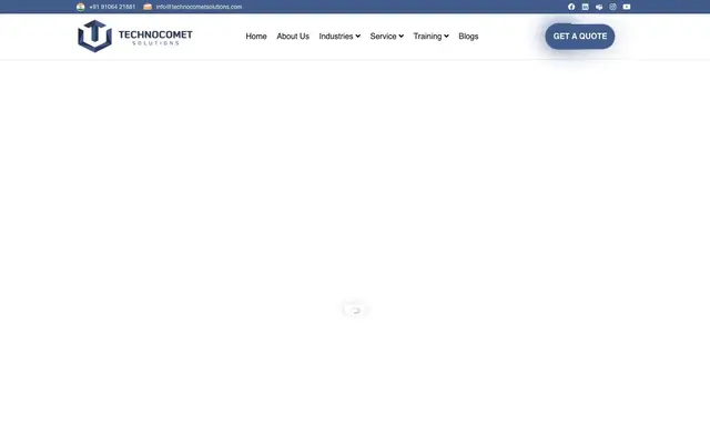 TechnoComet Solutions website