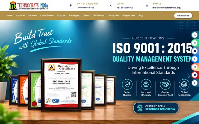 Technocrats India | Website Development | Software Development | Digital Marketing | SEO | Cloud Server website