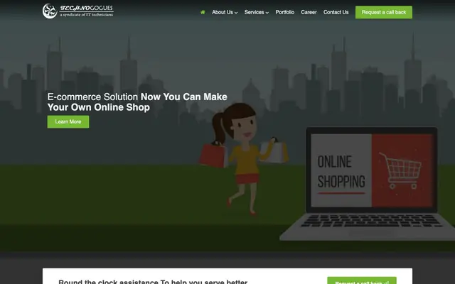 Technogogues IT Solutions Pvt. Ltd website