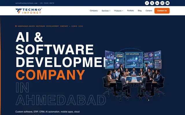 Techno Infonet Gujarat Private Ltd. website