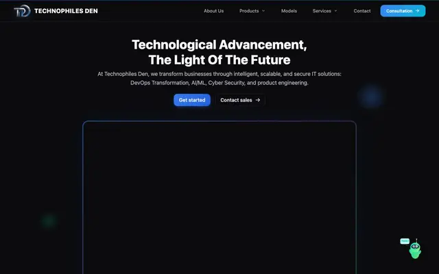 Technophiles Den Pvt. Ltd. website