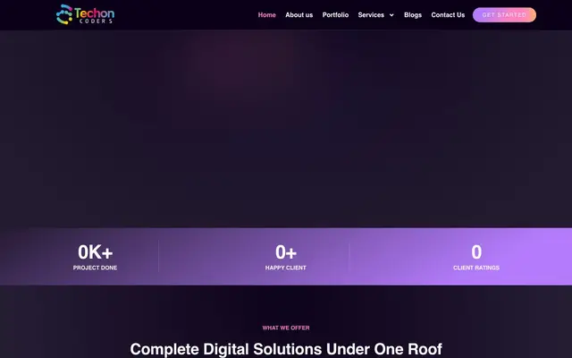 Techon coders website