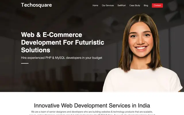 TechoSquare - Web development company in Chandigarh website