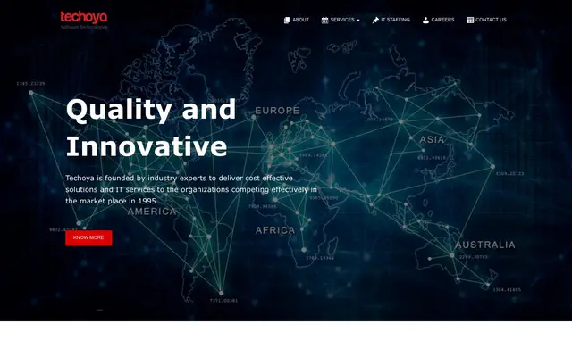 Techoya Software Technologies Pvt Ltd website