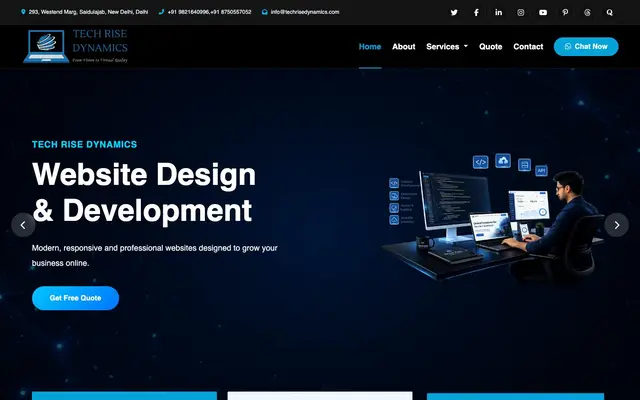 Tech rise dynamics website