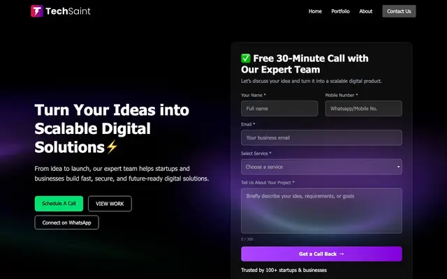 Techsaint Technology Solutions Private Limited website