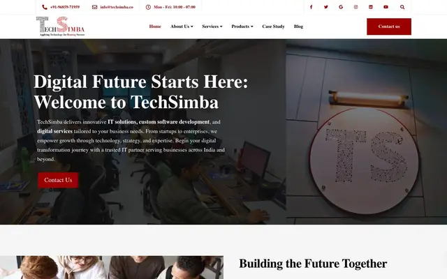 TechSimba | Web Development | App Development | Digital Marketing | Search Engine Optimization website