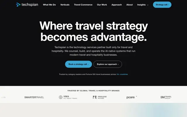 Techspian Services Pvt Ltd website