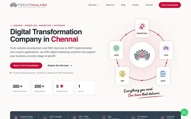 Tech Thulasii website
