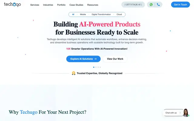 Techugo website
