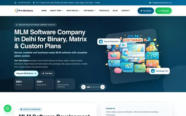 Tech Web Mantra website
