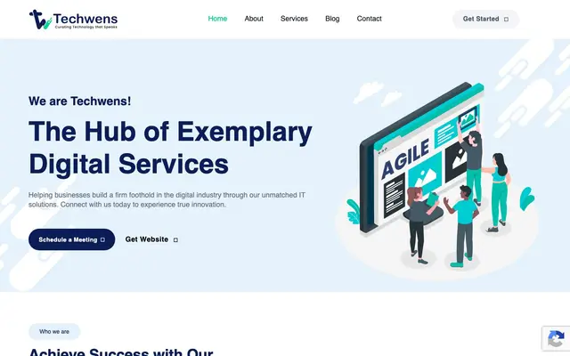 Techwens Software Pvt. Ltd website