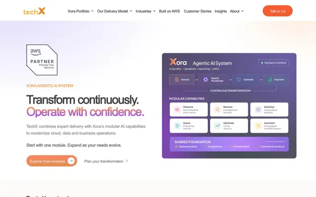 TechX Corp website