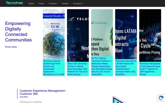 Tecnotree Convergence Private Limited website