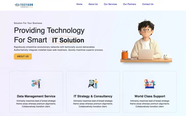 Tectigon IT Solutions Pvt Ltd website