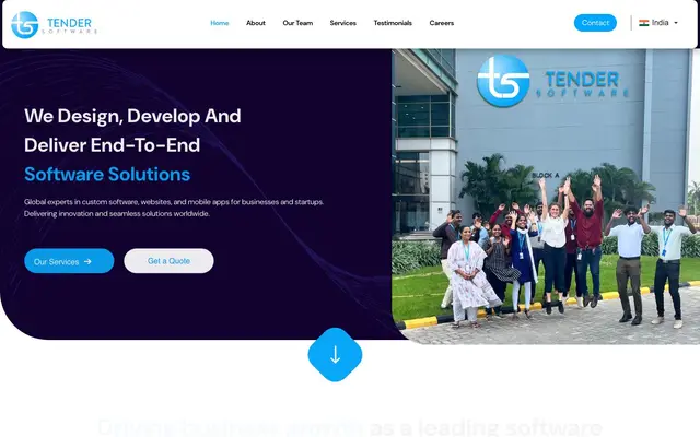 Tender Software India Private Limited Chennai website