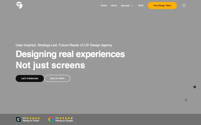 Tentackles Strategic Design website