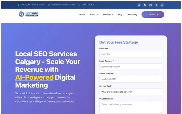 Terrano Info Solutions Pvt.Ltd. website