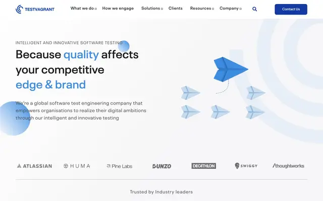 TestVagrant Technologies Pvt Ltd website