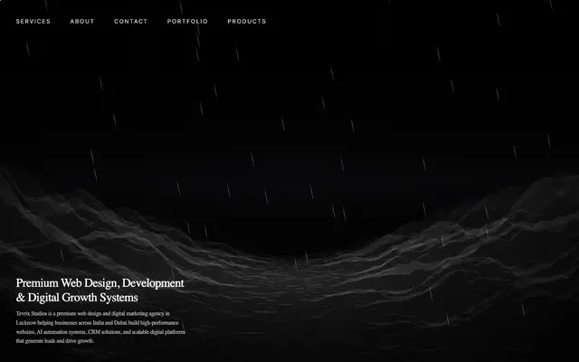Tevrix Studios website