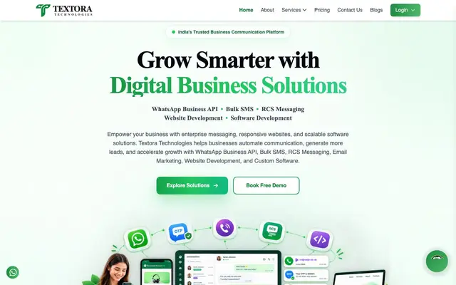 Textora Technologies Pvt Ltd website