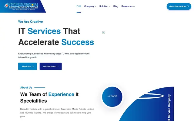 Tezavision Media Private Limited - Website, eCommerce website Development, Software Development Company website