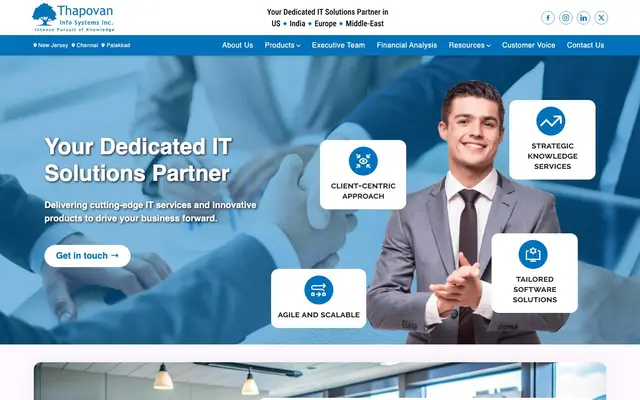 Thapovan Info Systems Inc website