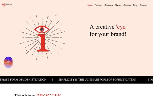 8020 Design Studio website