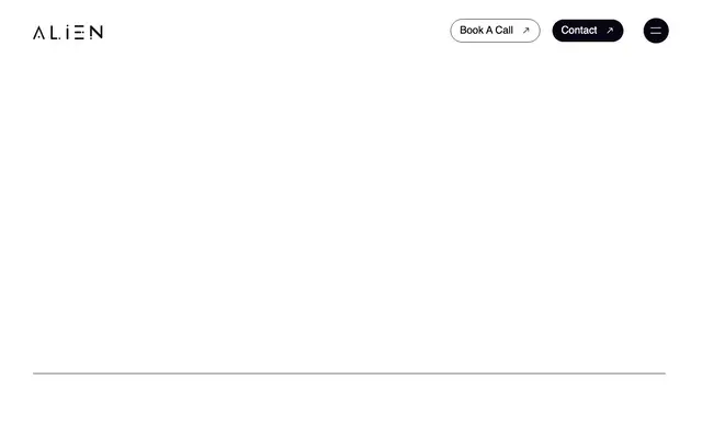 Alien Design Agency website