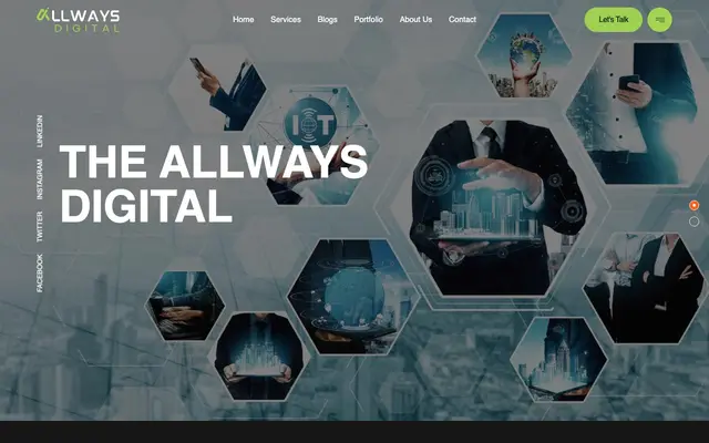 The Allways Digital website
