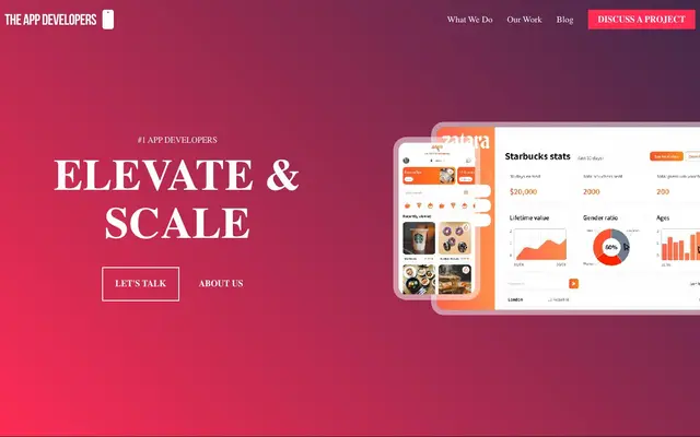 Mobile App Development Company website