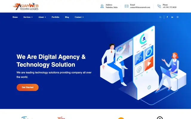 AsianWeb Technologies website