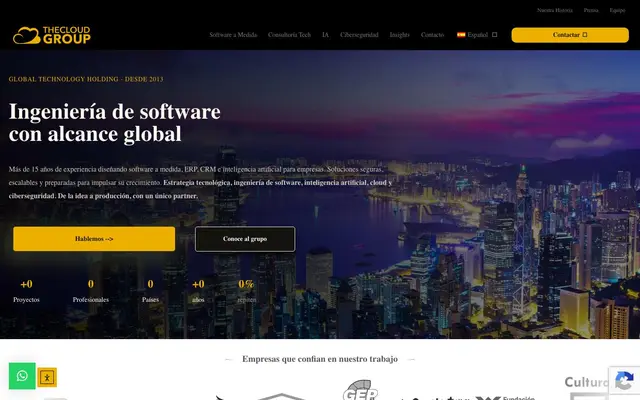 The Cloud Group website