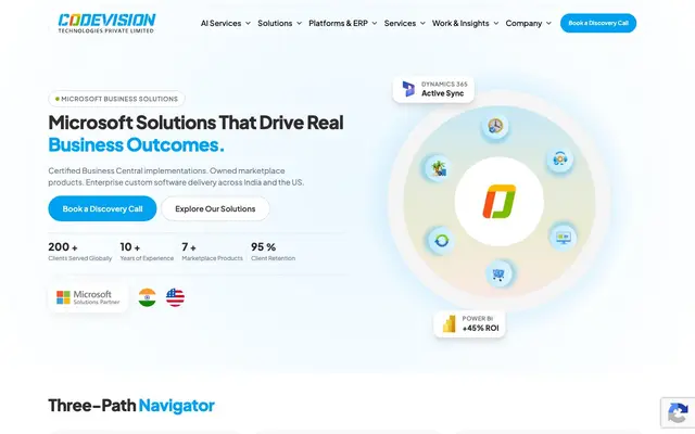 CODEVISION TECHNOLOGIES PRIVATE LIMITED website