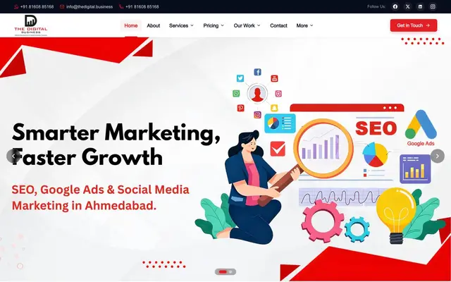 The Digital Business website