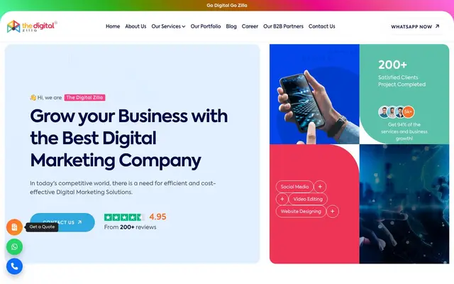 The Digital Zilla website