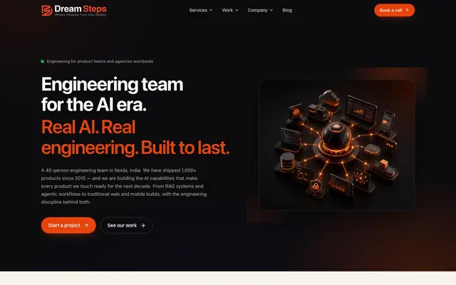 Dream Steps Technologies website