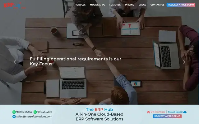 TheERPHub website