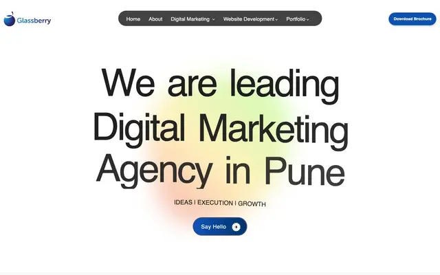 Glassberry IT Solutions Pvt Ltd website