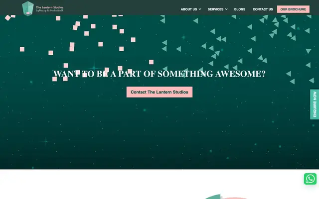 The Lantern Studios website
