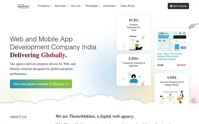 Thememakker Infotech LLP website
