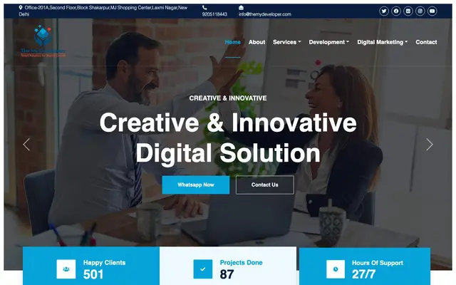 The My Developer website